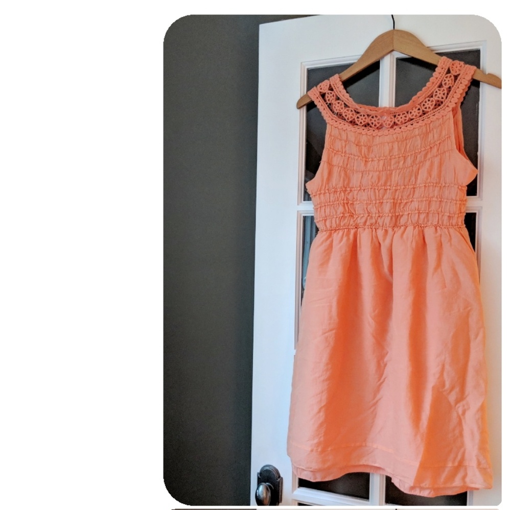 ‼️ Sophie Max Peach Sun Dress Size L